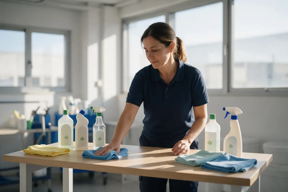 Limpieza ecológica en empresas en València — Nítida Servicios