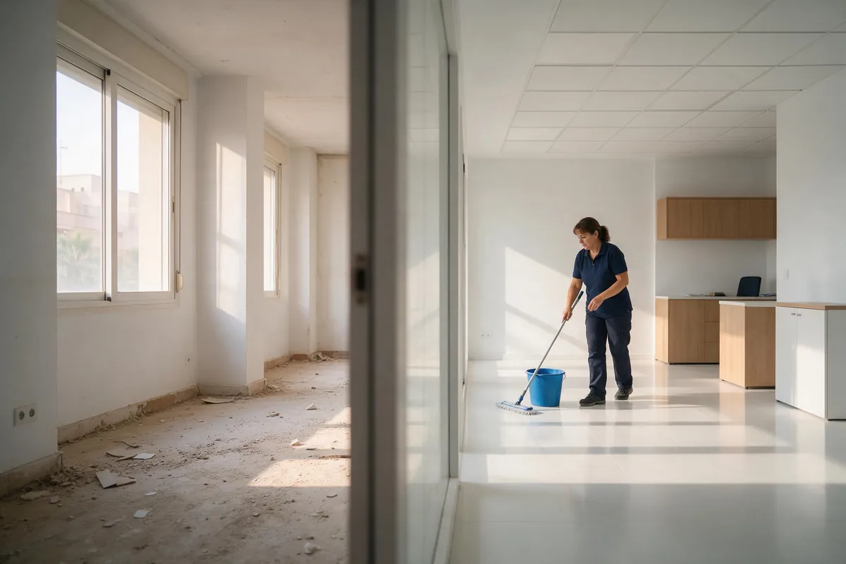 Limpieza final de obra: qué incluye en València — Nítida Servicios